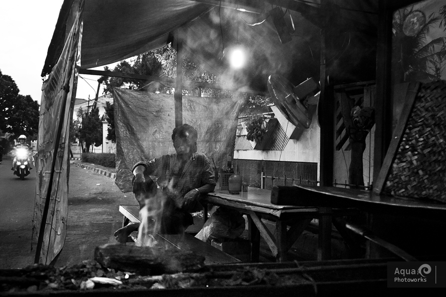 Satay Stall on Smoke